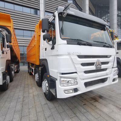 Tractor sinotruck de trabajo pesado con asiento de suspensión aérea y caja de carga de acero al carbono