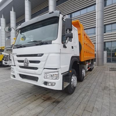 6.8x2.5x3.8m Vehículo descargador Shacman con tanque de combustible de 400L y asiento del conductor con suspensión de aire