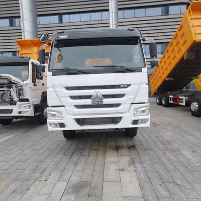 8×4 ruedas motrices Vehículo comercial Camión de descarga con asiento de suspensión de aire y tanque de combustible de 600L