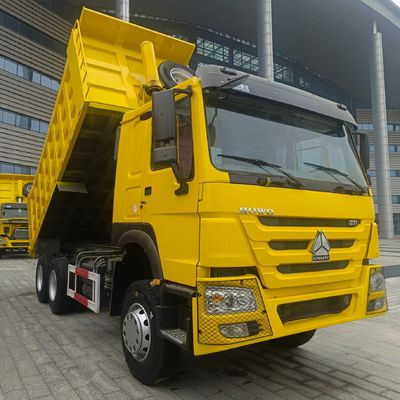 Sinotruk Chasis Haowo 371 camión de descarga con neumáticos y asistencia de potencia personalizada