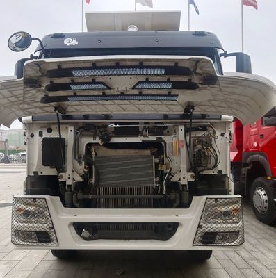 Tipo de material de acero al carbono 30/40 toneladas 400HP 10 ruedas camión de descarga manual de trabajo pesado