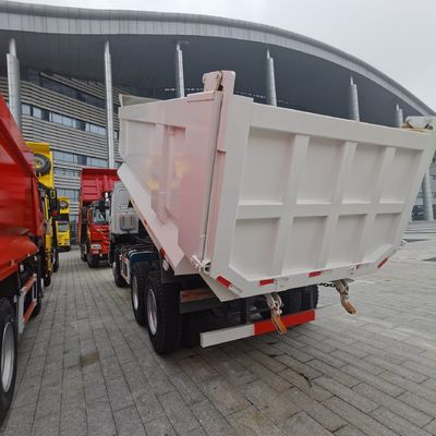 Camión de descarga de chasis Sinotruk personalizado con diseño de neumáticos sin tubos y asistencia de energía