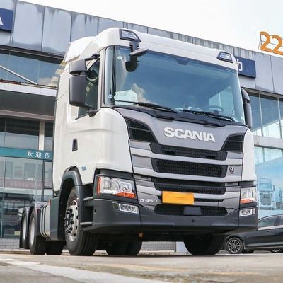 Camión pesado Scania Serie G de 450 CV con conformidad nacional VI y transmisión 6X2r