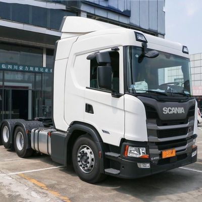 Camión pesado Scania Serie G de 450 CV con conformidad nacional VI y transmisión 6X2r