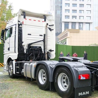 6×4 Euro 5 510HP Tractor de trabajo pesado para el transporte de carga hombre serie Tgx automático