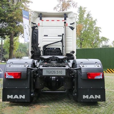 6×4 Euro 5 510HP Tractor de trabajo pesado para el transporte de carga hombre serie Tgx automático