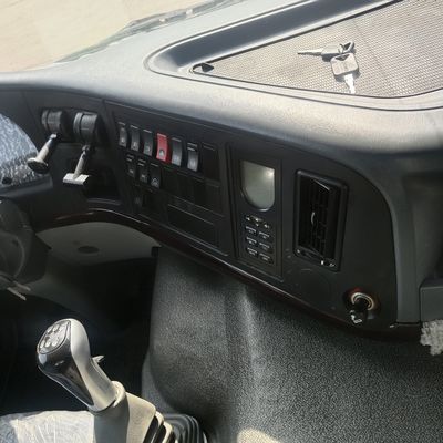 Transmisión manual 6X4 camión de descarga con dirección hidráulica y neumáticos de ayuda de potencia