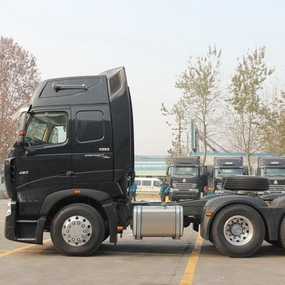 6x4 rueda motriz Shacman 420HP Suspensión aérea del asiento Vehículo de remolque para camiones de semirremolques