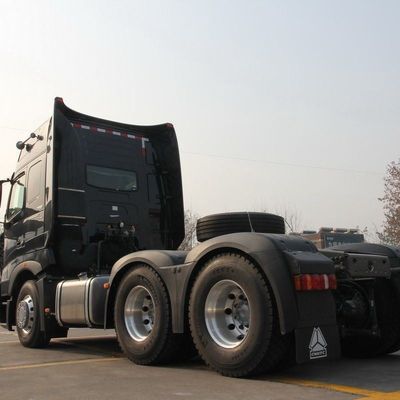 6x4 rueda motriz Shacman 420HP Suspensión aérea del asiento Vehículo de remolque para camiones de semirremolques
