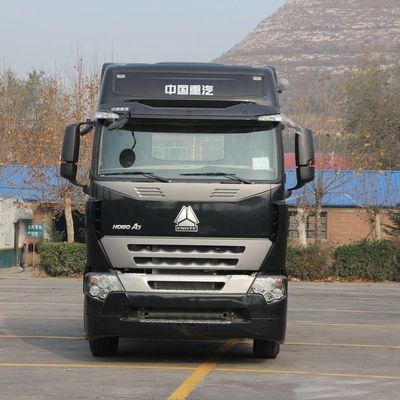 Caja de carga de acero al carbono de 31-40 t HOWO Serie A7 6X4 Camión de remolque de 400 CV con tanque de combustible de 600L