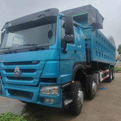 Grupo nacional de camiones pesados prime s 8X4 HOWO camión de minería y tanque de combustible de 400L