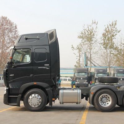 Sinotruck HOWO Serie A7 camión de descarga 6X4 con remolque de semirremolque y depósito de combustible de 400L