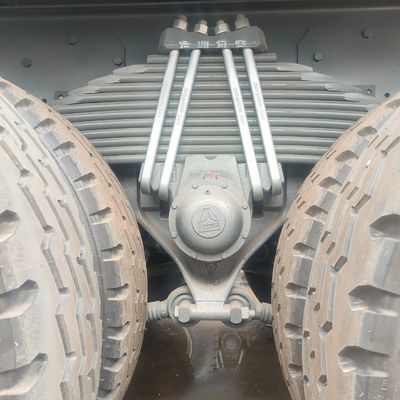 Haowo 10 ruedas auto camión de descarga 371HP camión de descarga de segunda mano en cabina de aire acondicionado