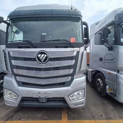Auman Dump Trailer 400HP Tractor de trabajo pesado con operación del asiento del conductor de suspensión aérea