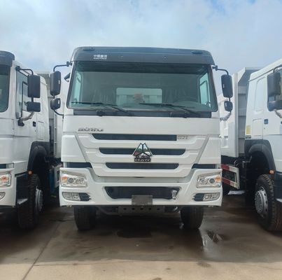 Tipo de transmisión manual 30 toneladas 10 ruedas 371HP6 * 4 camión de descarga pesado para vehículo de transporte