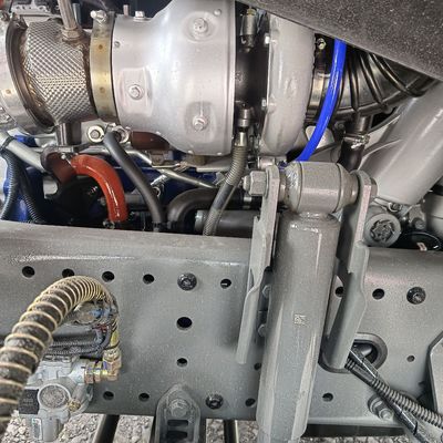 Cisterna de combustible de 400L de acero carbono ZZ4257N3247E1H camión pesado diésel para remolque de semirremolque