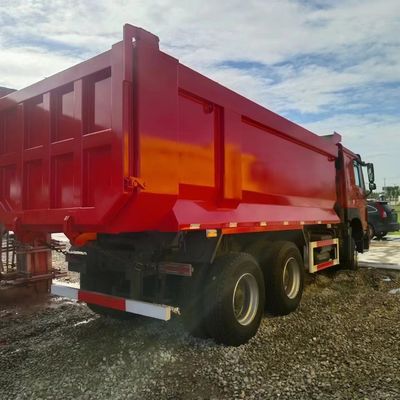 Camión pesado nacional certificado por el DOT HOWO6X4 Camión de descarga con sistema hidráulico