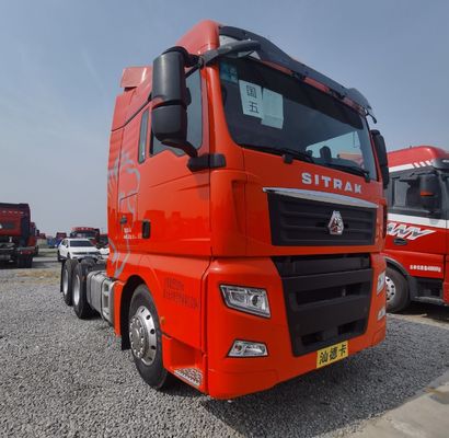 Camión Shacman 480HP para remolque Certificación DOT y asiento de suspensión aérea personalizado