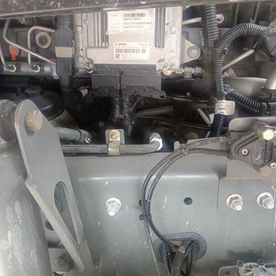 Caja de carga de acero al carbono Camión diésel de trabajo pesado con dirección hidráulica asistida por potencia