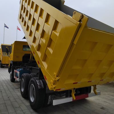 Camión de segunda mano 6X4 6X6 371HP-375HP 10 neumáticos 20m3 con 11m*2.55m*3.45m Tamaño