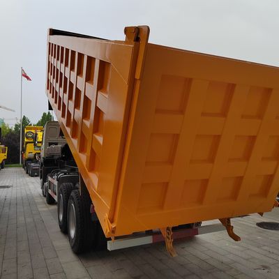 Dirección hidráulica camión de descarga usado 6X4 Shacman Tipper H3000 con chasis Sinotruk
