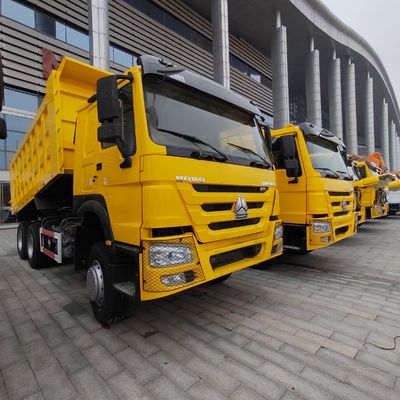 Sinotruk N7 6X4 camión de descarga usado con transmisión manual de carga y dirección hidráulica