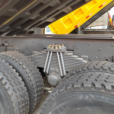 Sinotruk N7 6X4 camión de descarga usado con transmisión manual de carga y dirección hidráulica