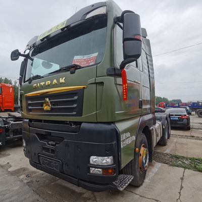 Silla de conductor con suspensión aérea Potente motor de 480 CV y configuración de camión sinóptico 6X4