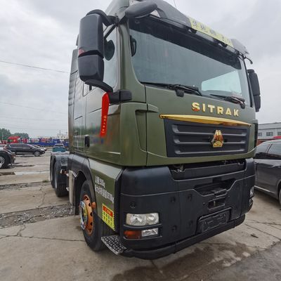 Certificado DOT 480HP Motor y asiento de suspensión aérea para camión tractor de remolque potente
