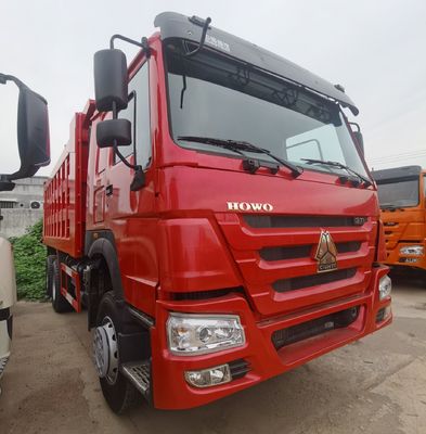 neumáticos camión de descarga industrial usado con chasis Sinotruk y sistema de dirección hidráulica