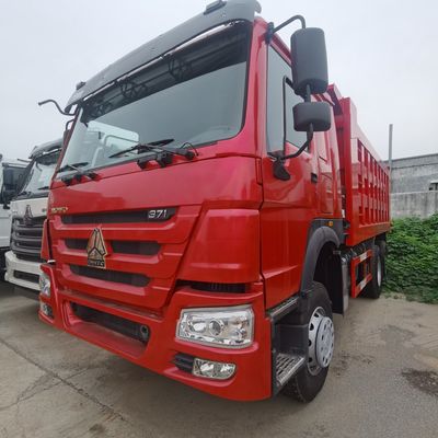 neumáticos camión de descarga industrial usado con chasis Sinotruk y sistema de dirección hidráulica