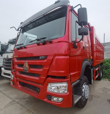 Sinotruck Tipper camión de descarga usado con dirección asistida y neumáticos pago completo