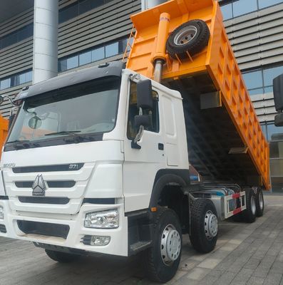 Dirección hidráulica con asistencia eléctrica Usado 2024 National Heavy Duty 371HOWO camión de descarga