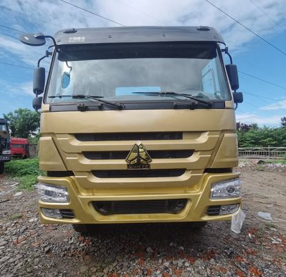 Diseño de neumáticos HOWO camión tractor sin tubo con asiento de suspensión de aire y tanque de combustible de 1000L