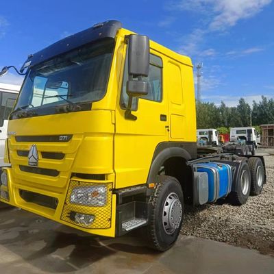 Ventas de camiones de carga usados HOWO 371HP 6X4 Tractor remolque semi remolque Euro2/Euro3/Euro4