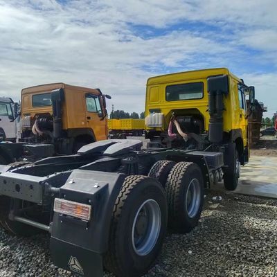 Camión pesado con certificación ECE HOWO Camión de transporte de tractores con asiento de suspensión aerodinámica