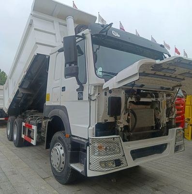 Camión de segunda mano HOWO con sistema de dirección hidráulica Diesel y sistema eléctrico