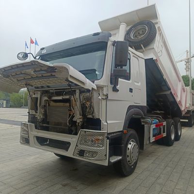 Capacidad de elevación delantera Camión de descarga equipado con sistema de dirección asistida por potencia