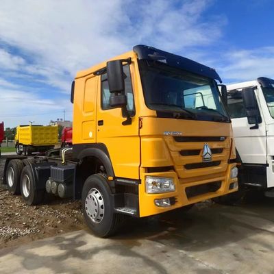 2024 Tractor diesel de servicio pesado 371HOWO con asiento de suspensión aérea Política de devolución de 30 días