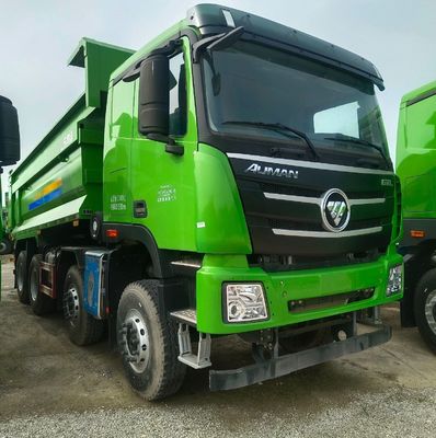 31-40t Capacidad de carga Camión de descarga Foton con 12 ruedas y asiento del conductor con suspensión aérea