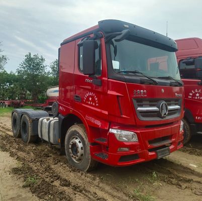 Diseño de neumáticos sin tubo Beiben de servicio pesado 6X4 500HP camión tractor con dirección hidráulica