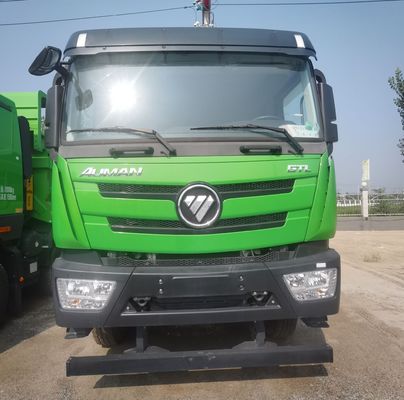 Camión de descarga Foton con asiento de suspensión de aire cómodo y caja de carga de acero al carbono