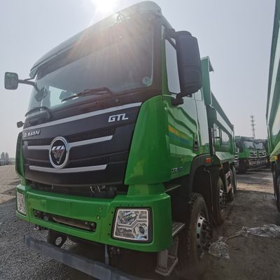 Suspensión aérea cómoda 31-40t Transmisión manual Foton camión de descarga para tareas pesadas