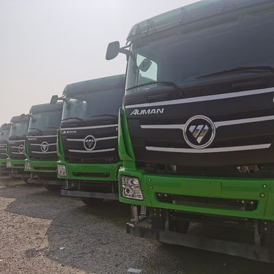 Suspensión aérea cómoda 31-40t Transmisión manual Foton camión de descarga para tareas pesadas