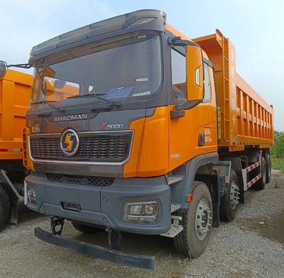 Shaanxi Automobile Delong 8X4 12 ruedas de minería camión de descarga con capacidad de motor de 470 CV