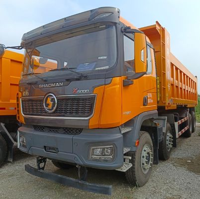 Certificado ISO Delong 8X4 12 ruedas de minería camión de descarga 470HP para el transporte de carga pesada