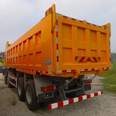 Tipo de elevación delantera 470 CV camión de descarga con dirección de asistencia eléctrica y tipo de descarga