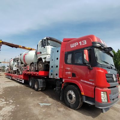Shacman Sinotruk Chasis Dirección hidráulica Camión mezclador de hormigón y coste de envío