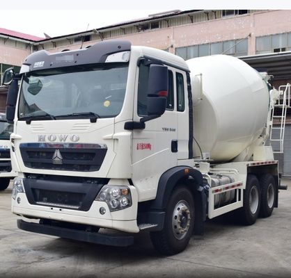 Euro 3 Hidráulico Dirección Asistente Camión mezclador de hormigón con color personalizado por Sinotruk