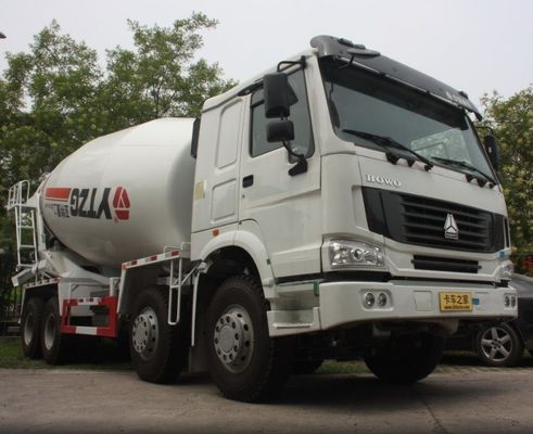 Modo de conducción 6x4 Usado 375 HOWO camión mezclador de hormigón de tambor para construcción pesada